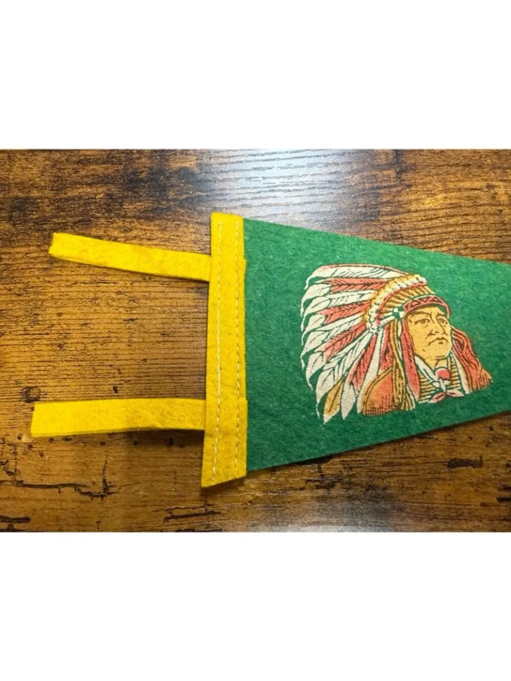 Vintage Souvenir Siuox Falls, South Dakota mini pennant
